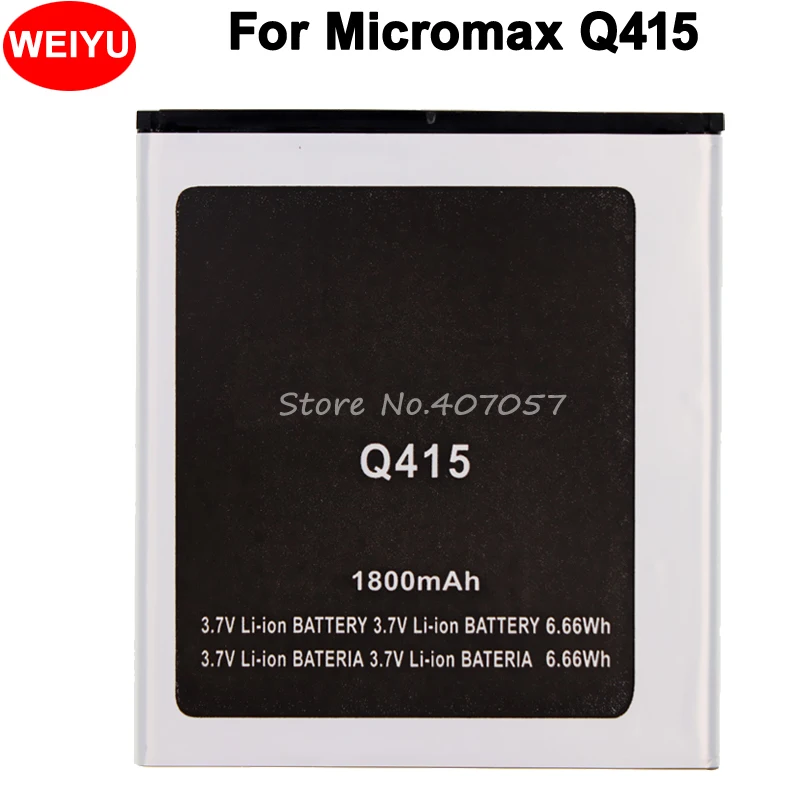 Высококачественный аккумулятор для Micromax Q415 1800 мАч|battery for micromax|battery forbattery micromax |