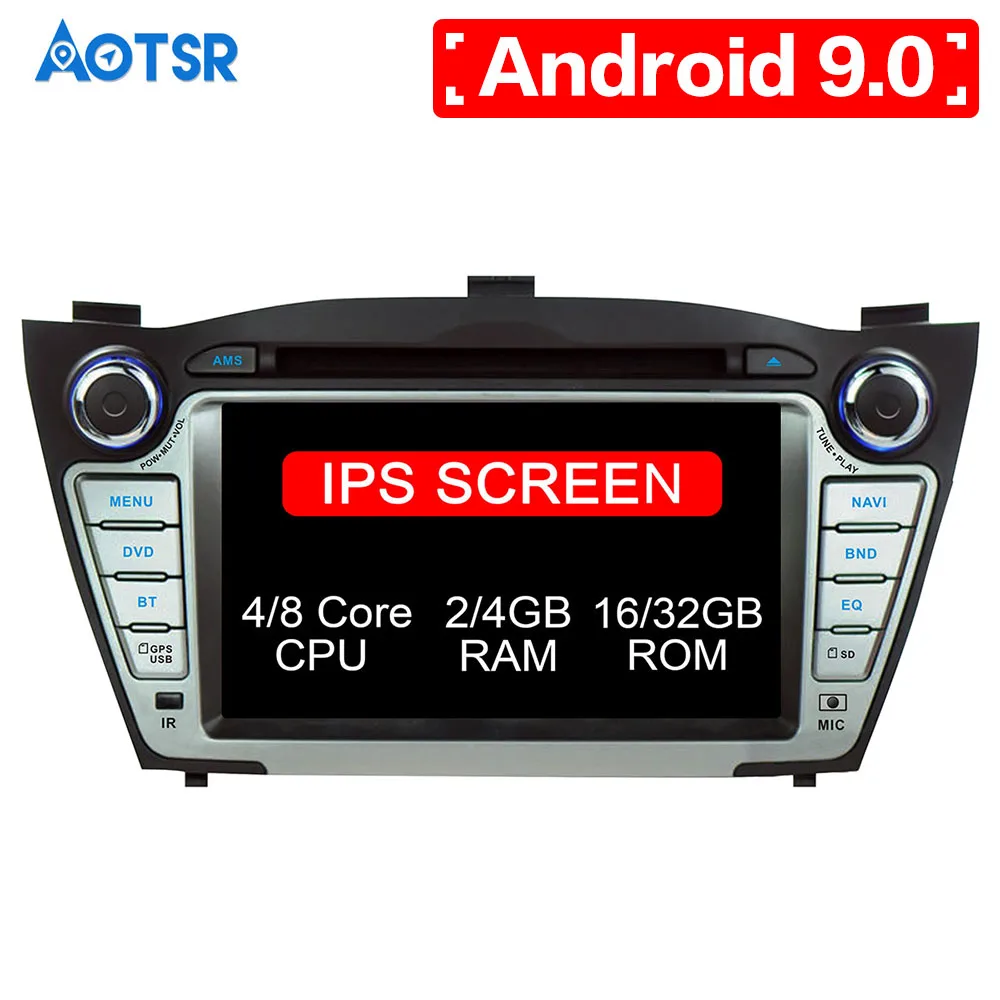 Автомагнитола 2 din Android 9 0 стерео для HYUNDAI IX35 New Tucson 2009-2015 автомобильный dvd-плеер с gps