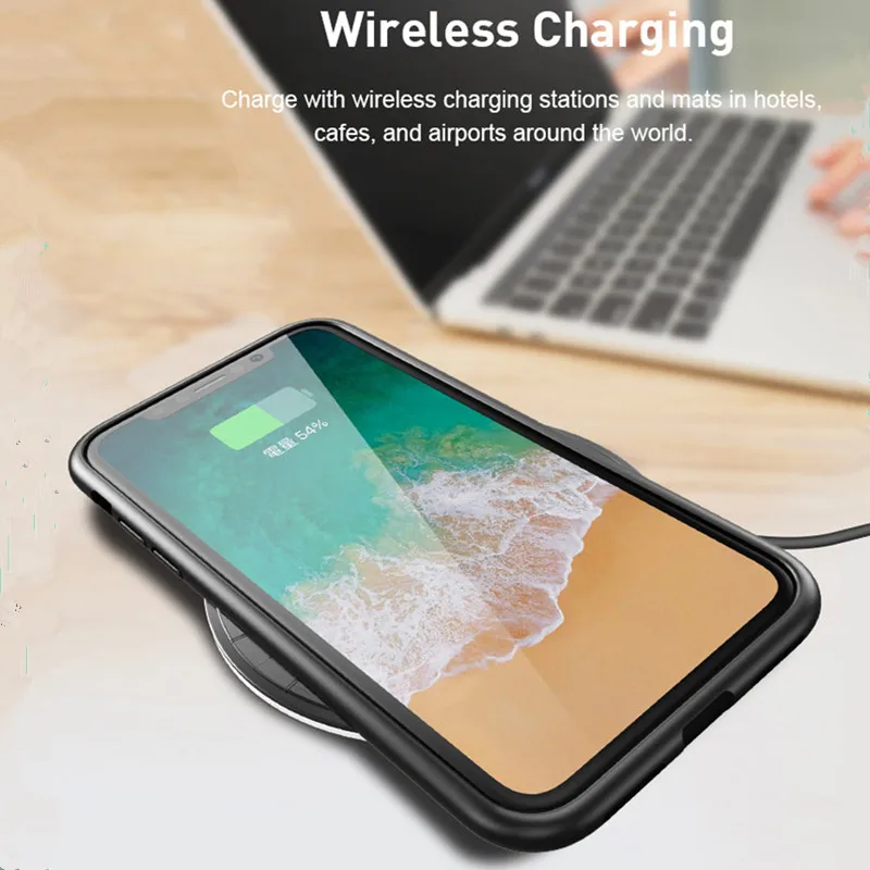 FTAIDKJ 360 Magnetic Adsorption Phone Case For iphone 7 Tempered Glass Back Cover iPhone 6 6S 8 Plus X 10 Magnet Capa |