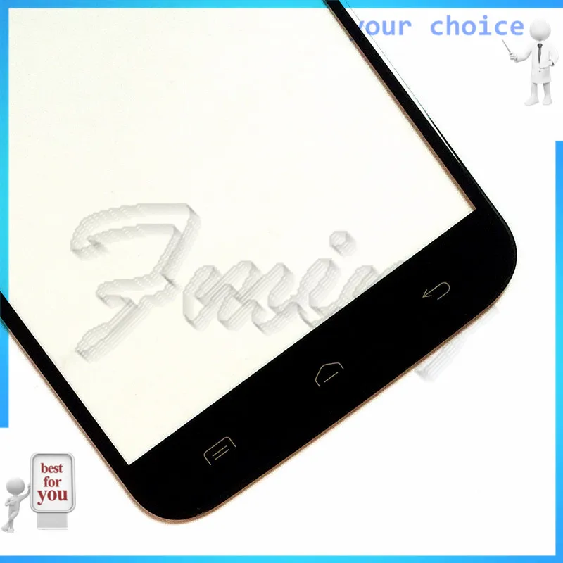 RUBINZHI Phone Touch Screen For Doogee Valencia 2 Y100 Plus Touchsvreen panel Digitizer Front Glass Sensor with Tape | Мобильные
