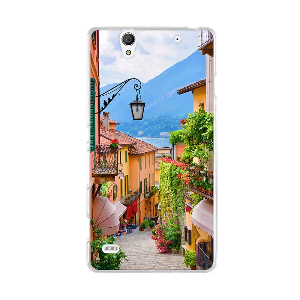 Силиконовый чехол для sony Xperia C4 E5303 E5306 E5353 5,5 дюймов, мягкие ТПУ чехлы для телефонов с принтом, Мультяшные чехлы