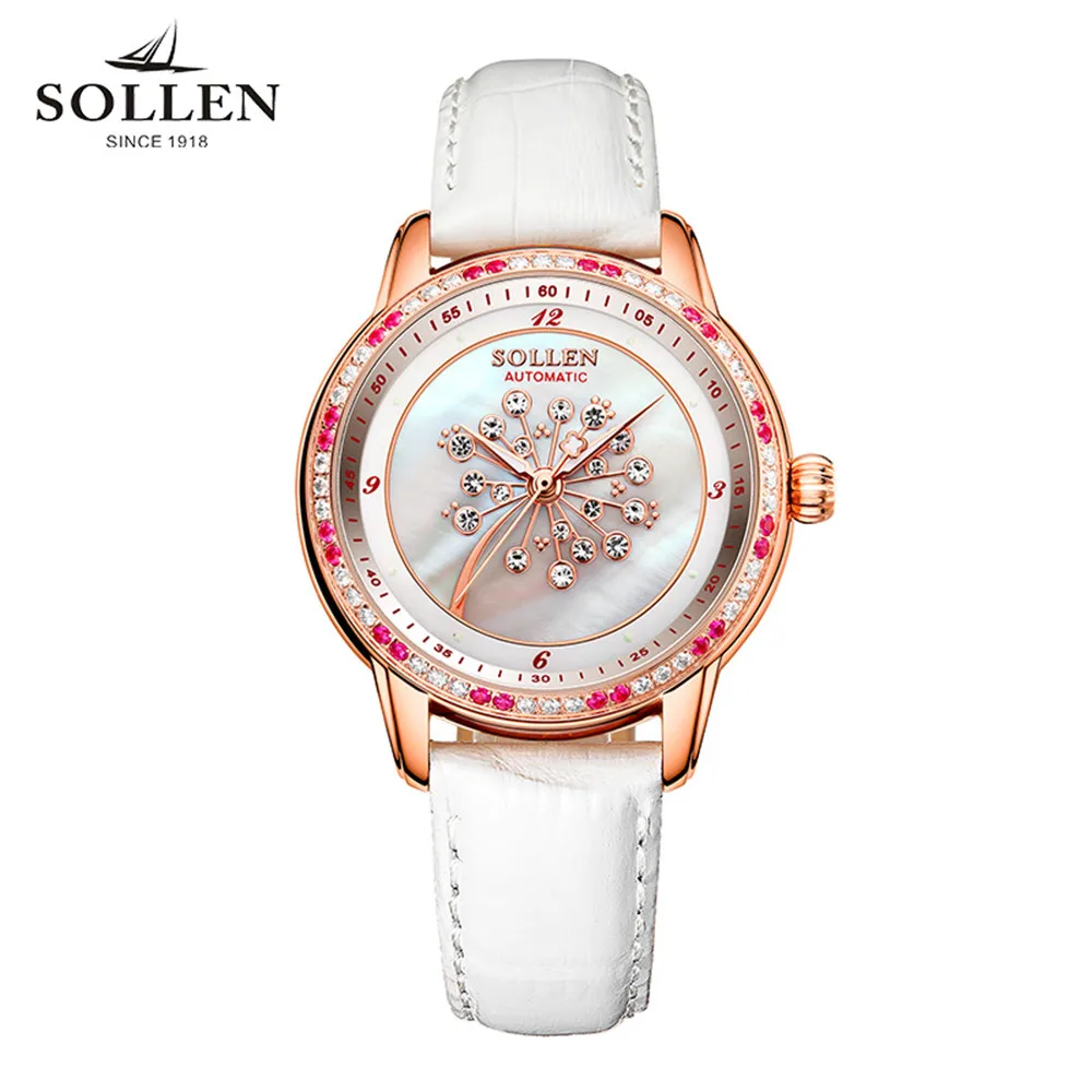 Часы женские модные кварцевые автоматические механические|feminino|feminino relogio |