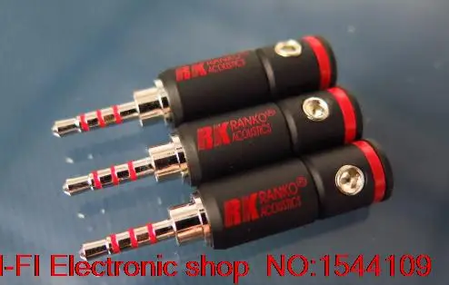 4 шт. US RANKO REP-1050 2 5 мм разъем сбалансированный по секциям 43 кольцо родиевое