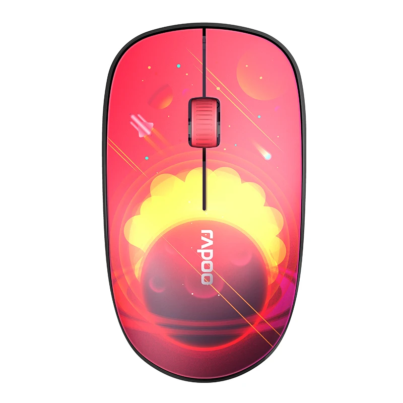 RAPOO M200 цветная Беспроводная оптическая мышь для ноутбука usb 2 4G 1000 точек/дюйм