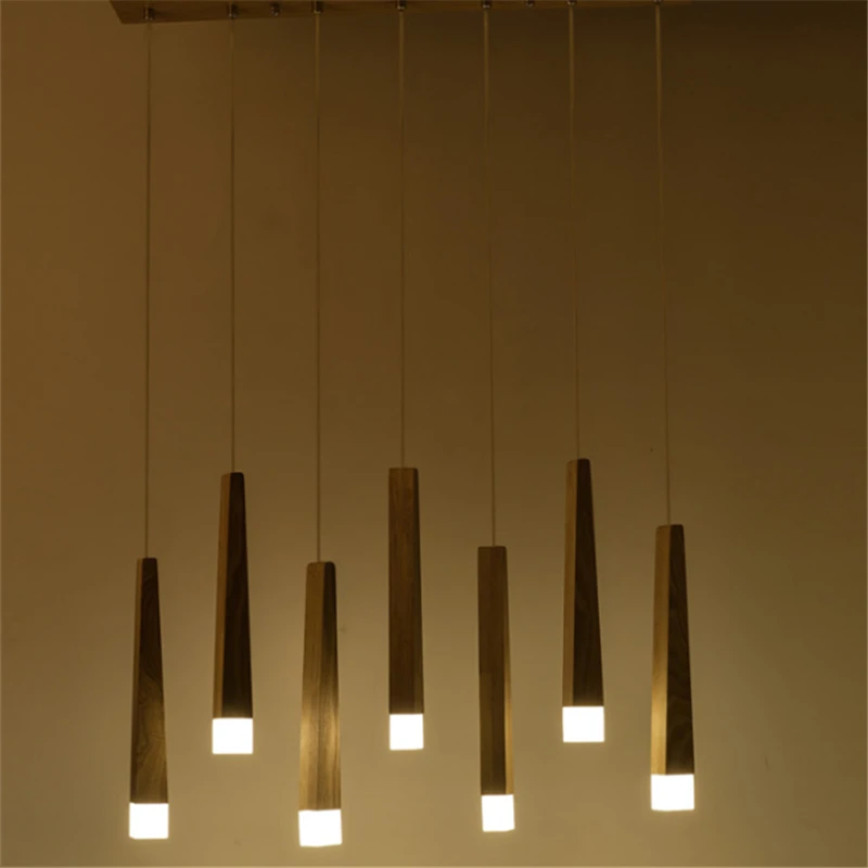 Country style loft wooden chandelier LED lights decorative lamp room living hotel cafe restaurant modern | Лампы и освещение