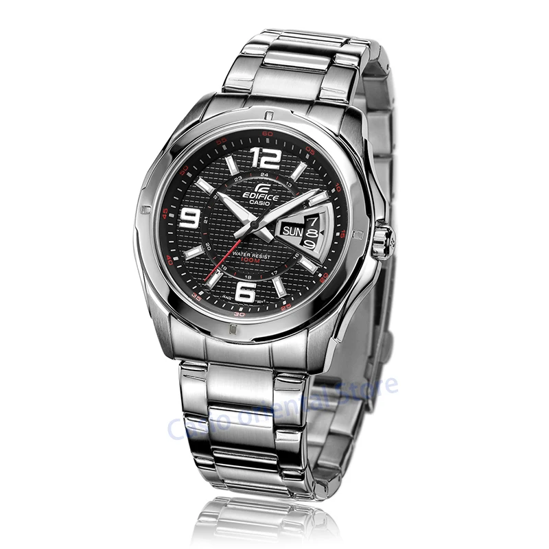 Casio Edifice часы кварцевые наручные Бизнес Мужские топ модный бренд настольные EF 129D 1A