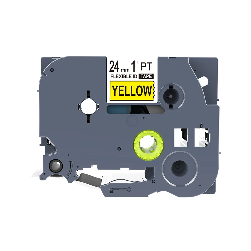 TZe ленты для Brother TZe-FX651 черный на желтом цвете 24 мм ярлык 5 шт. совместимый для Brother P touch этикеток Принтер Maker