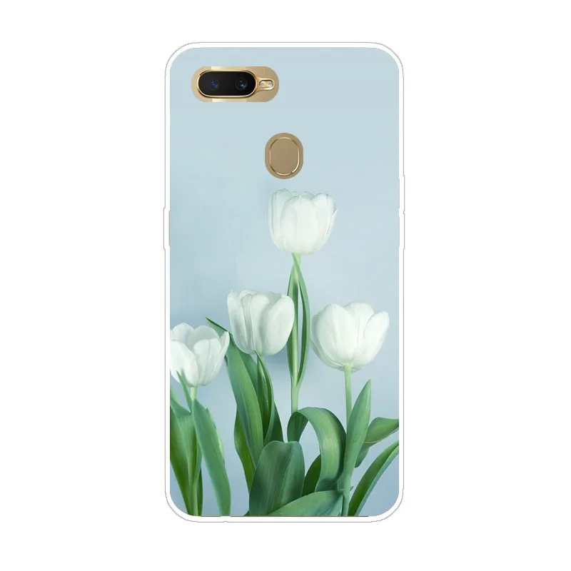 Чехол для OPPO A7 силиконовый чехол с рисунком Ловец снов из мягкого ТПУ телефона