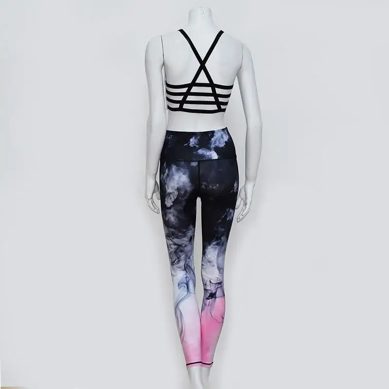 

Women Fitness Tracksuit 2019 New Fashion 2 Piece Set Crop Tops And Long Pants Slim Summer Clothes Club Outfits Casual Women Sets