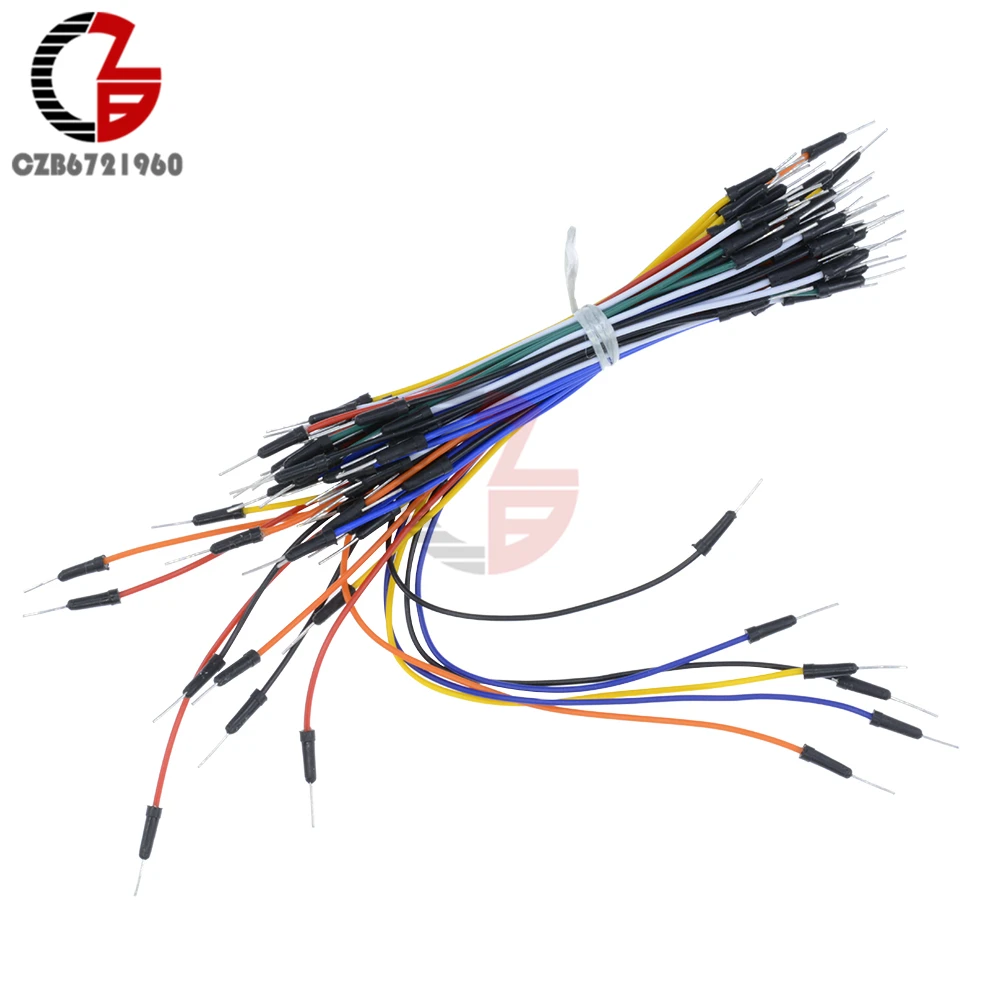 

2Packs 130pcs Male to Male Solderless Flexible Breadboard Jumper Cable Wires