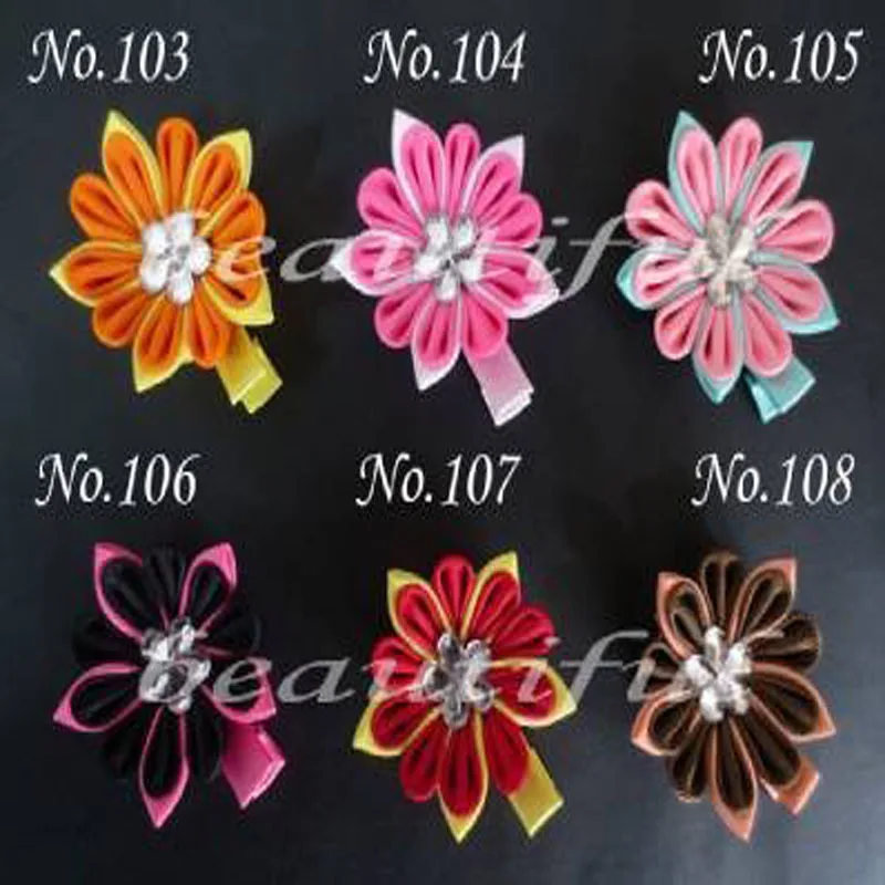 100 шт BLESSING Good последняя мода различные стили 2 25 75 &quot E Flower аксессуары для волос