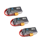 Аккумулятор Limskey 3S LiPo, 3 шт., 11,1 В, 1500 мА  ч, 3S, 30C, макс. 60C, XT60, штекер для радиоуправляемого автомобиля, самолета лодки, вертолёт, для WLtoys V950