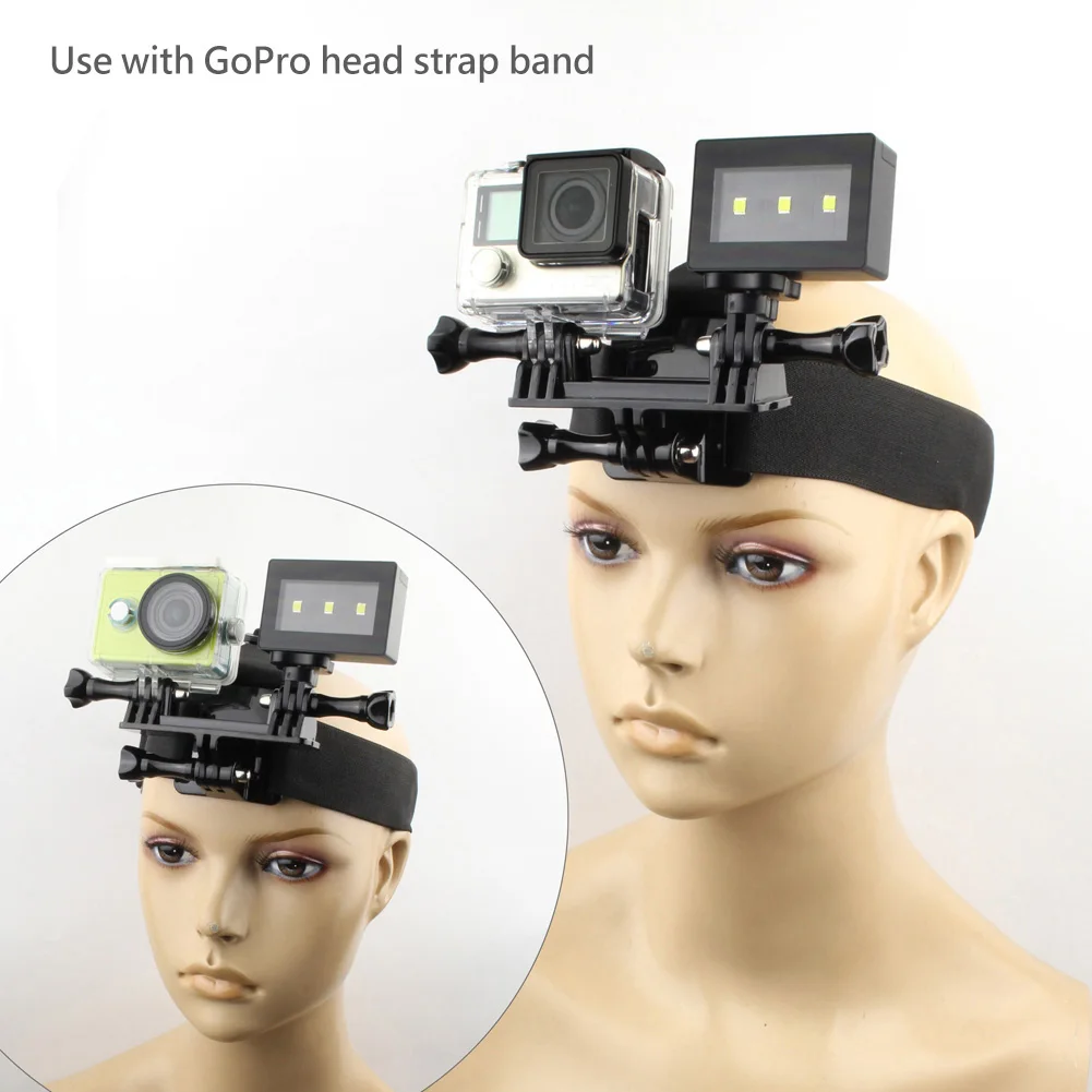 Портативная внешняя Светодиодная лампа SOONSUN заполняющая свет для GoPro Hero 7 6 5 4 3 + Go