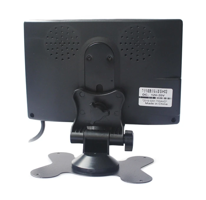 DIYKIT AHD 800x480 7 дюймов TFT ЖК дисплей автомобиля Мониторы Заднего вида Max поддержка 1080 P камера 2 видео вход