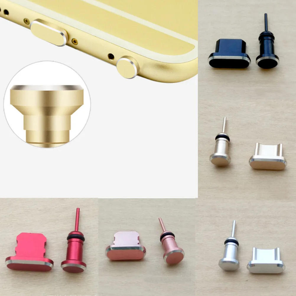 2 в 1 Micro USB зарядный порт и разъем для наушников пылезащитный Разъем мобильного