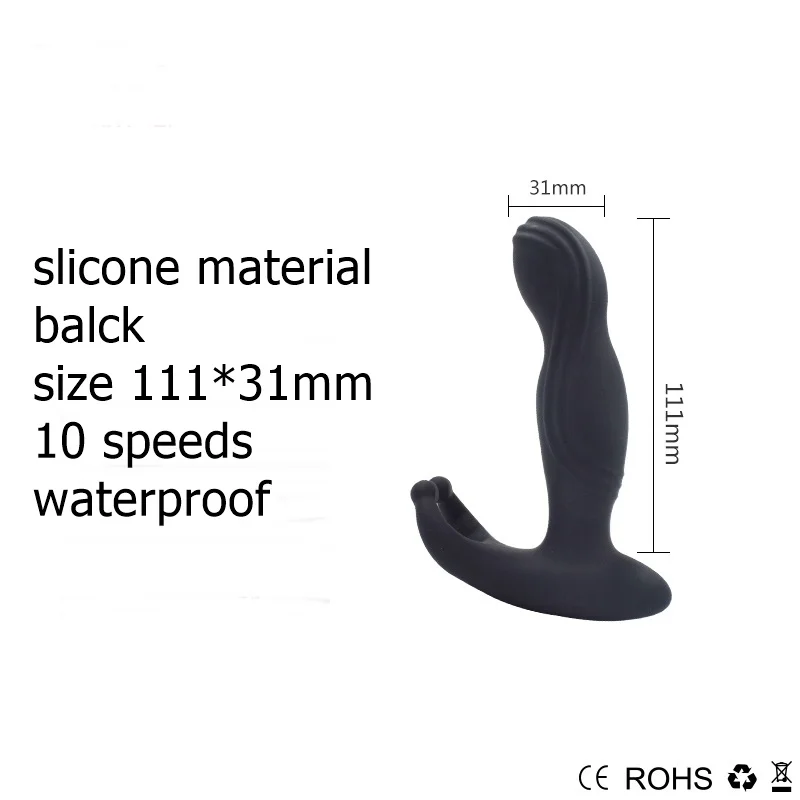 10 speed Vibrating Anal sex toys Prostate Massager Butt Plug Dildo Vibrator delay Ejaculation Rings Adult Toys |