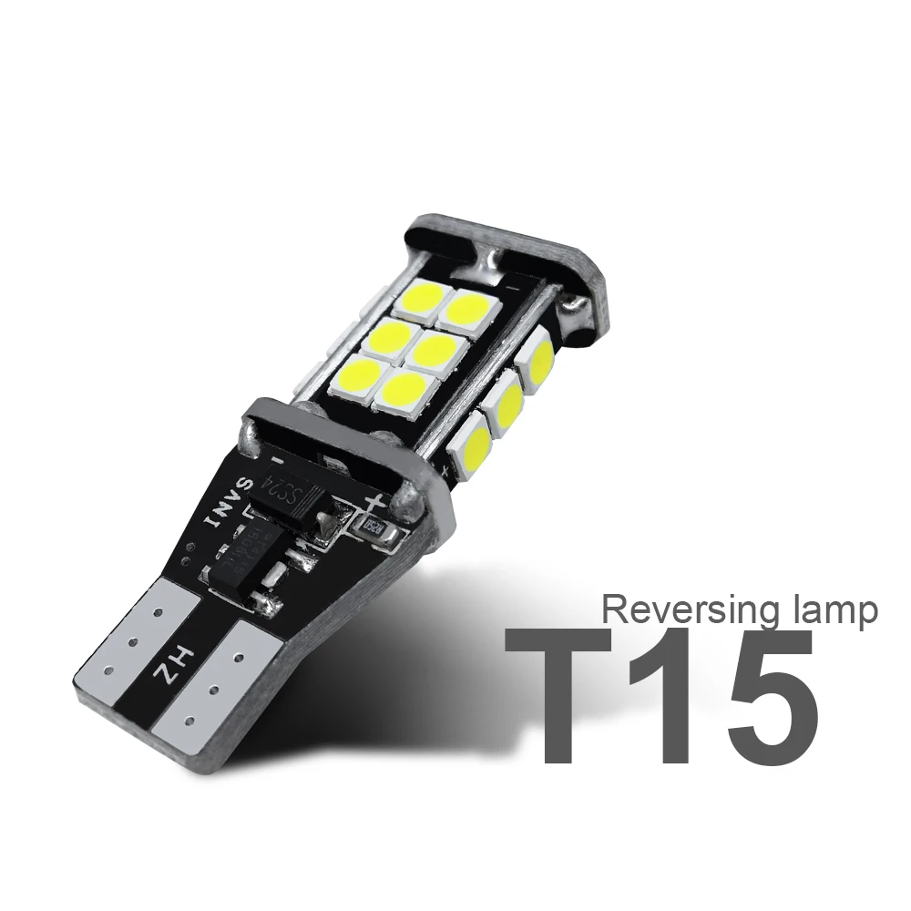 2 шт. Автомобильные светодиодные лампы T15 W16W 921 912|Сигнальная лампа| |