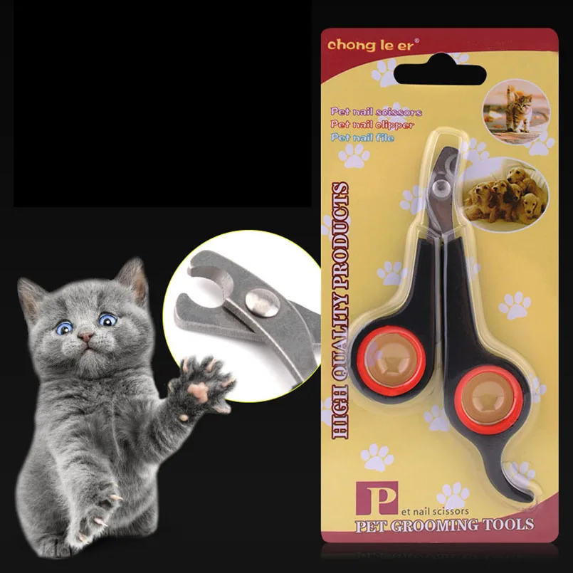 Professional Pet Dog Nail Clipper Cutter Stainless Steel Grooming Scissors Clippers for Animals Cats with Lock Products|Кусачки для