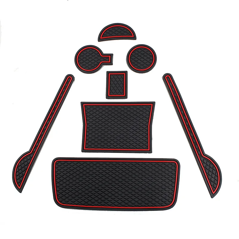 8 шт. автомобильный Стайлинг Декор дверь паз коврик подстаканник для Volkswagen Beetle 2012