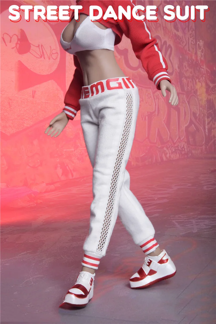Сексуальная мода Fire Girl игрушки 1/6 FG059 костюм для уличного танца комплект одежды с обувью для 1" Женщины PH кукла экшн фигурка тела