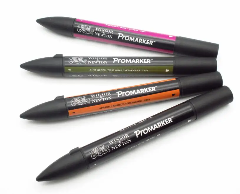 Набор графических маркеров Winsor& Newton Promarker с жестким наконечником - Цвет: 4D