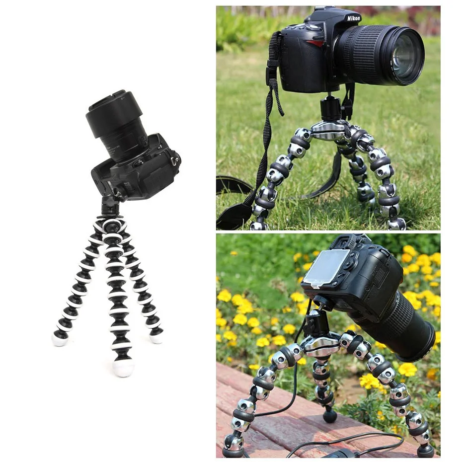 

1/4 Hot Shoe Tripod Mount Camera Head Ball Adapter Cradle Ball Head with Lock LED Light Flash Bracket Holder For DSLR DV Cameras