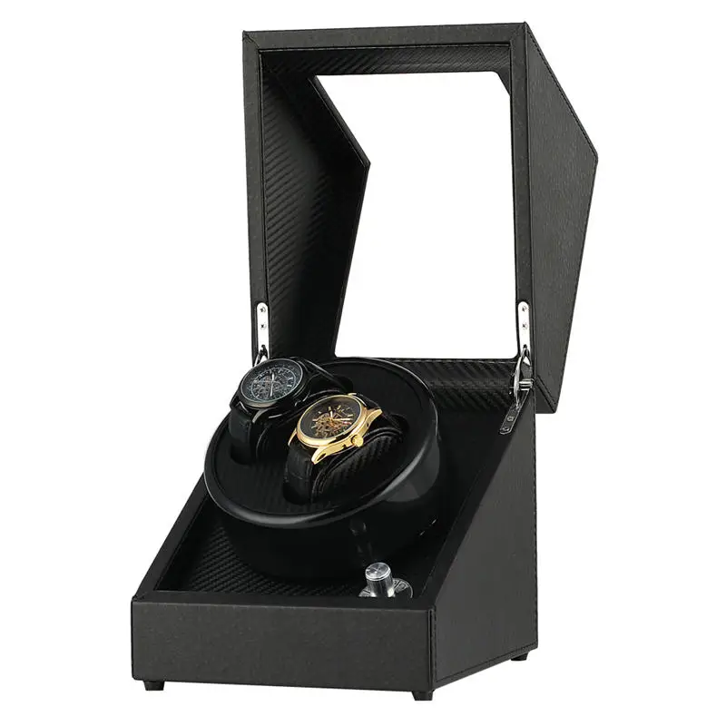 Роскошные Страусиные кожаные часы Winder Box пять режимов высококлассный мотор