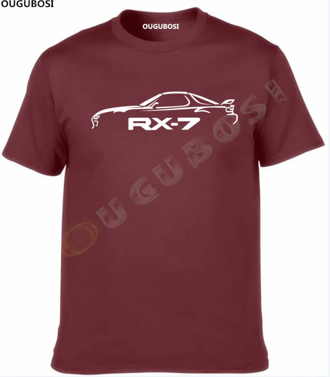 Бесплатная доставка MAZDA RX7 Вдохновленный автомобиль футболка # RX7|Мужские