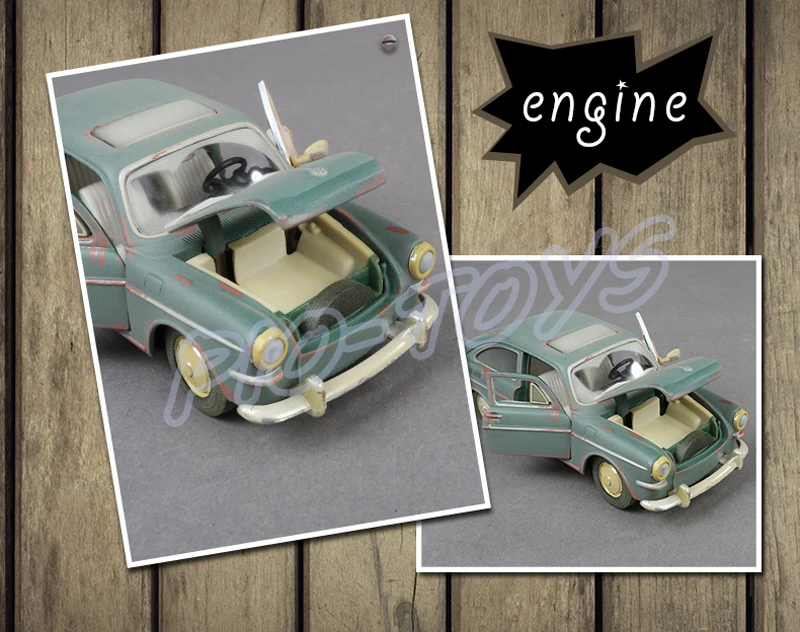 New Arrival Gift 1967 Old Version 1/24 Metal Model Classic Car Toys Collection Beauty Static History Witness Rusting Decoration |