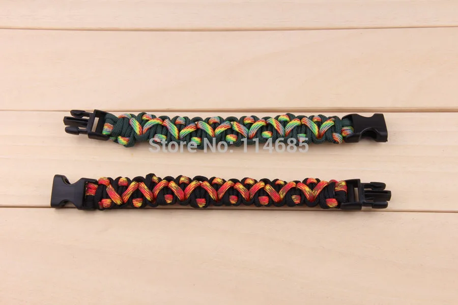 Комплект браслетов из Паракорда в стиле милитари 550|bracelet peacock|bracelet ceramicbracelet length |