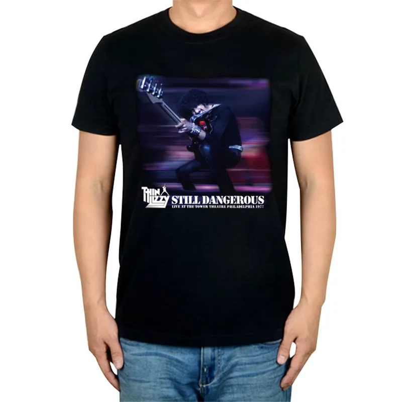 

21 designs Thin Lizzy Rock band black shirt punk heavy metal fitness 3D rocker Jazz camiseta Ropa Mujer Blues music guitar