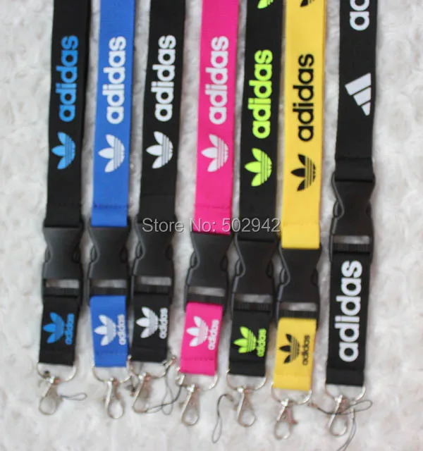 FREE SHIPPING 10pcs Hot Men Neck Sport logo Lanyards for id cards neck strap keychain 7 colours | Мобильные телефоны и