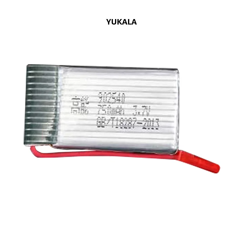 

YUKALA X800 RC quadcopter Spare Parts 3.7V 750mAh Lipo Battery 2pcs Free shipping