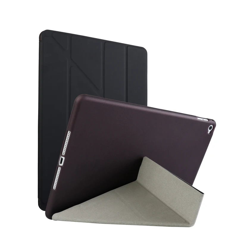 Black Планшетный чехол для iPad2018 Pro 10,5 MINI 4 5 1 2 3 Air 2 чехол s Чехол-книжка из искусственной кожи бампер для IPAD5 6 2 3 4 чехла Fundas - Цвет: Black