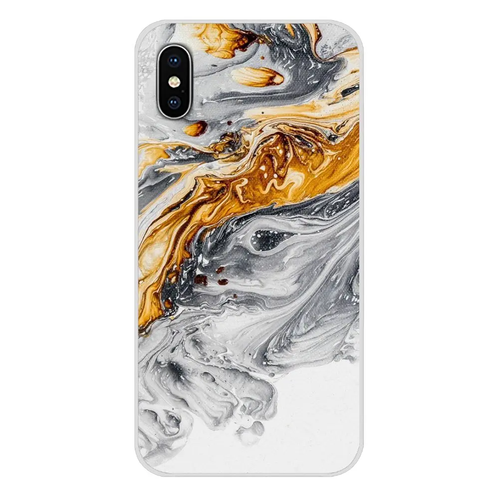 Silicone Phone Shell Case Black and white watercolor textures For Samsung Galaxy A3 A5 A7 A9 A8 Star A6 Plus 2018 2015 2016 2017 | Мобильные