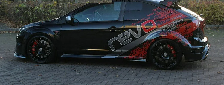 Левая сторона автомобиля наклейки креативный индивидуальный новый стиль