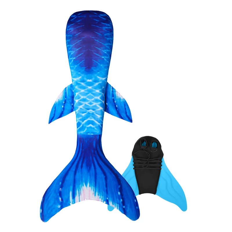 Женский хвост русалки с моноластом для плавания купальник взрослых из двух
