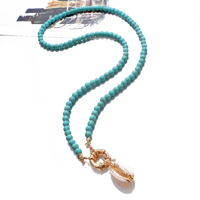 Ожерелье ZOSHI ручной работы в Непале красочные бусины из натурального камня