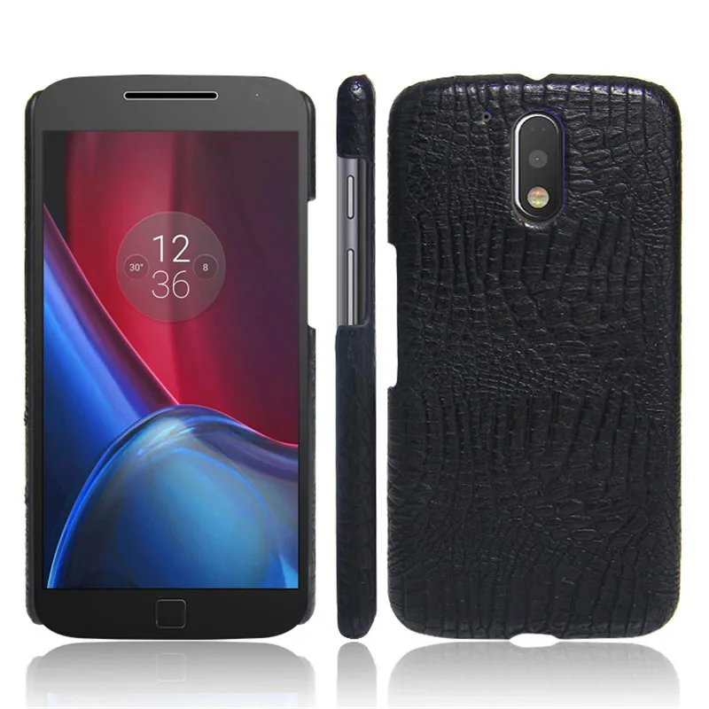Чехол для Moto G4 T1622 XT1625 качественная задняя крышка из крокодиловой кожи Жесткий