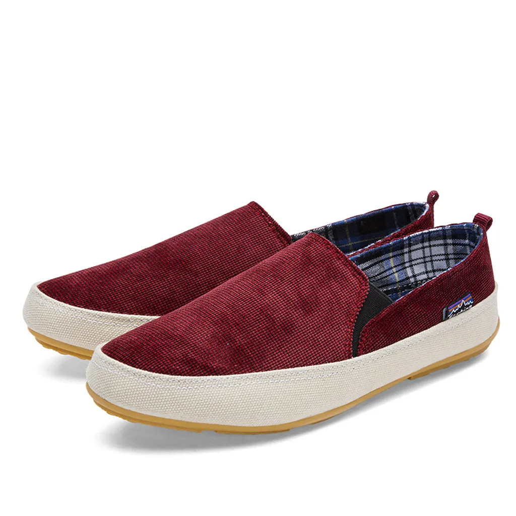 JAYCOSIN 2019 New Men's Breathable Flat Canvas Shoes No-Slip Wear Casual Fashion Light-Weigh For Male dropshipping 613W | Обувь
