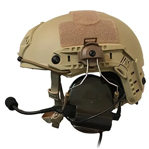 

Tactical Helmet ARC Rail Adapter Suspension Headphones Bracket Hunting Earmuffs Left & Right Side Attachments for Peltor Comtac