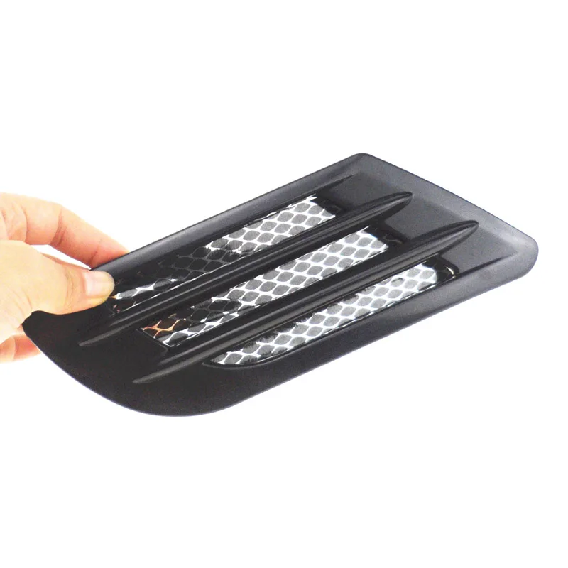 1 пара декоративных наклеек с боковой сеткой на автомобильный воздуховод для Peugeot