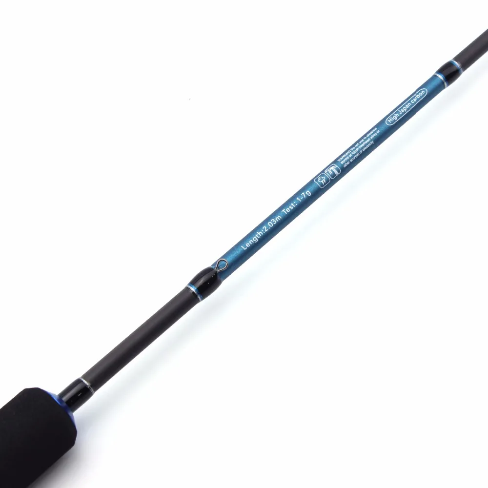 Углерода ul-спиннинг 2.03 м 1-7 г приманки Вес Ультралайт спиннинги Канне спиннинг