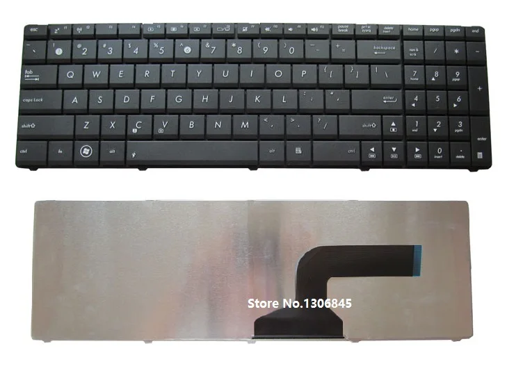 Новая клавиатура SSEA US для ноутбука ASUS N53 N53J N73 N73J|keyboard for asus|laptop keyboardasus n53 keyboard |