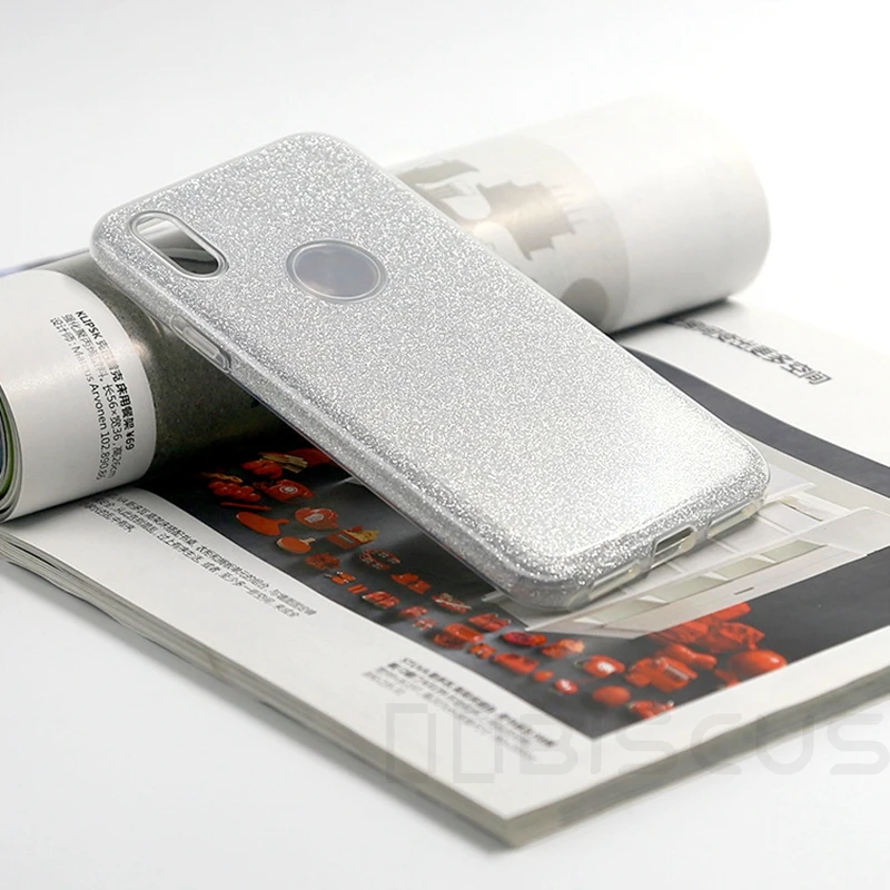 Silver Противоударный мягкий блестящий чехол для samsung Galaxy M20 A20 A30 A50 A70 чехол Galaxy A10 A40 A10E A20E M10S 3 Слои защитный чехол - Цвет: Silver
