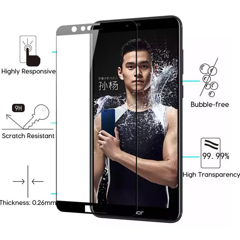Защитное стекло для huawei Honor 7x7 s 7a 7c Pro закаленное стекло на 7 X S A C X7 S7 A7 C7 apro 7cpro чехол Защитная пленка