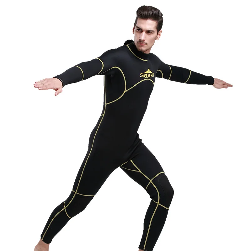 

2017 swimming Wetsuits Men's Premium Neoprene Good Surf Snorkel and Scuba Diving - UV Protection Jumpsuit 3mm Neoprene Full Bod