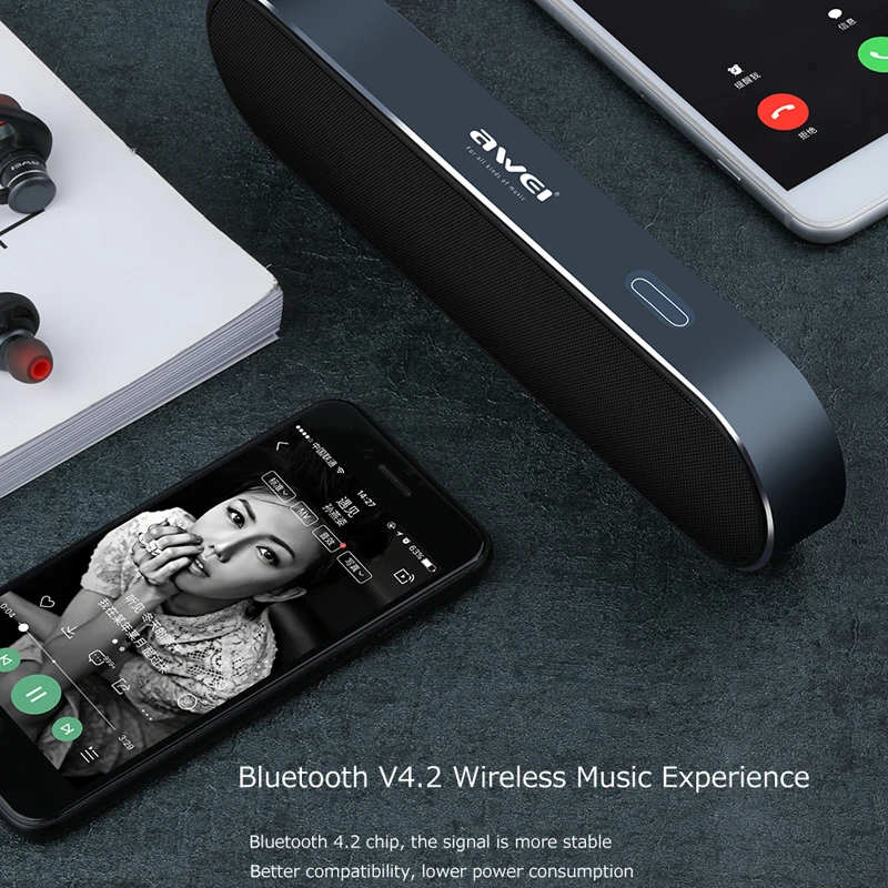 Bluetooth Hi-Fi 3D AUX AWEI Y220 | Электроника