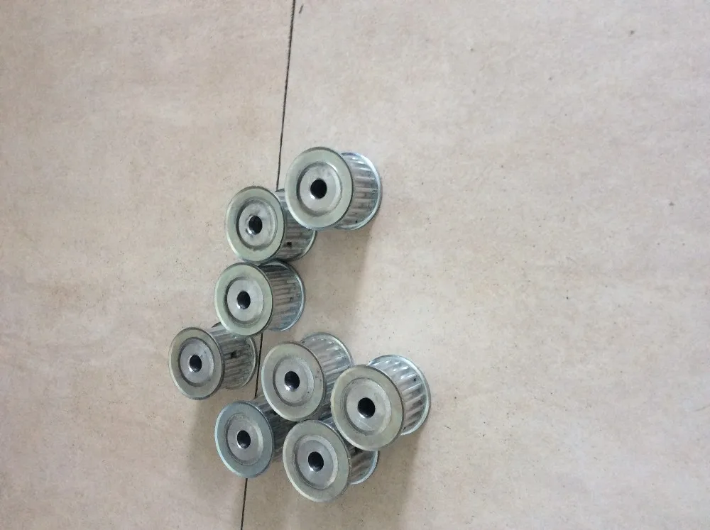 

5pcs XL type fit for 15mm width belt 10teeth 6.35mm bore aluminum pulley