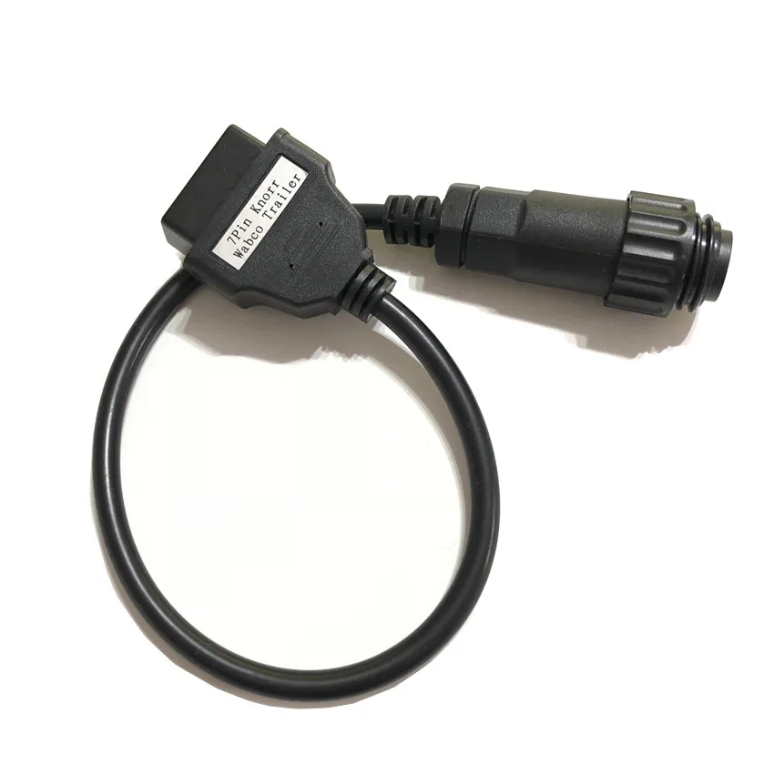 Knorr Wabco 7 PIN to 16 pin для грузовика конвертер OBDII кабель 7 PIN to 16 pin
